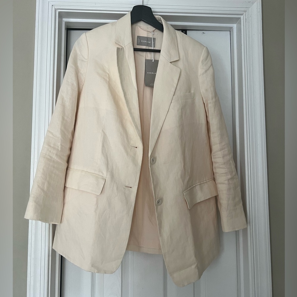 Everlane Linen Oversized Blazer